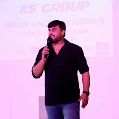 Addressing the audience at the 'ARCO UNITE SEASON-6' event. As a director and choreographer, I am involved in every aspect of the show's production.