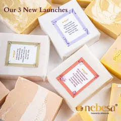 I am proud to showcase three of my new cold process soap launches: Multani Mitti, Calamine, and Ubtan Sandalwood. All are handmade with the purest ingredients.