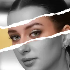 We reveal the color and vibrancy in every look we create. This artistic image symbolizes the transformation from the everyday to the extraordinary, highlighting the eyes as the focal point of beauty.