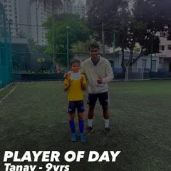 Congratulations to Tanay, 9 years old, for earning Player of the Day. His discipline and focus are an example to his teammates.