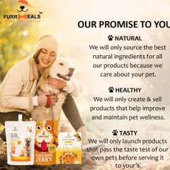This is my promise to you and your pet. I only use 100% natural, human-grade ingredients to create healthy, tasty meals that I would feed to my own dogs. Your pet's health and happiness are at the heart of everything I do.