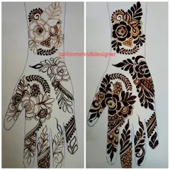 A great example of how we practice positive and negative space in my classes. The same floral design is shown as an outline and then as a filled, shaded piece.
