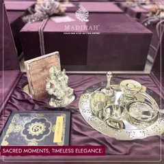 "Sacred moments, timeless elegance." This hamper is a complete spiritual toolkit, thoughtfully curated to bring blessings and positivity to any home.