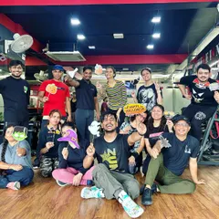 Happy Halloween from our fitness family. We love a good theme, and our Halloween party was all about spooky props, fun costumes, and of course, a killer dance workout.
