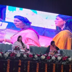 Listening intently to a fellow speaker at the HSCW seminar. These events are a great opportunity to learn from others' experiences and perspectives.