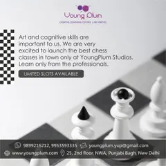 We are excited to launch the best chess classes in town, right here at the studio! We believe in the power of STEAM education, and chess is a perfect way to strengthen strategic thinking.