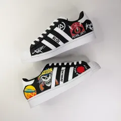 The other side of the band mashup Superstars, featuring logos from bands like Guns N' Roses, Metallica, AC/DC, and Red Hot Chili Peppers.