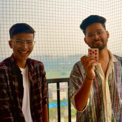 Sharing a laugh with RJ Tushar during our collaboration for Mirchi Plus. It was a fantastic experience bringing magic to his audience.
