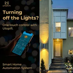 The simple act of turning off the lights becomes effortless with our smart home automation system. Control all your lights with one touch from an app or a wall panel, no matter where you are.