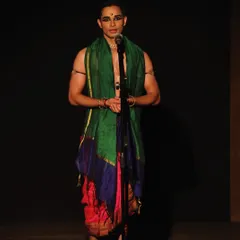 Speaking at a concert at NCPA Mumbai. Part of being an artist is sharing the context and stories behind the pieces, connecting with the audience not just through dance but also through words.