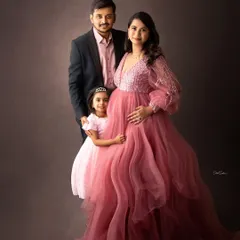 A beautiful family portrait celebrating the anticipation of a new arrival. I love including older siblings in maternity sessions to capture the love that already fills your growing family.