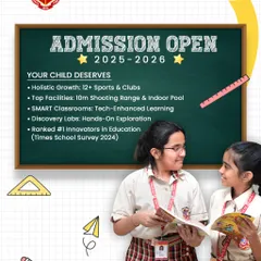 Your child deserves an education that empowers. Ranked #1 as Innovators in Education, we offer holistic growth with over 12 sports and clubs, a 10m shooting range, an indoor pool, and hands-on Discovery Labs.