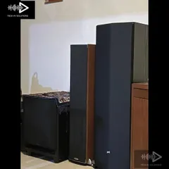 A look at the final setup for a happy customer featuring the powerful Polk Audio Legend L800 floor-standing speakers paired with a Denon 8500H receiver. My goal is always to ensure your satisfaction with the right purchase.