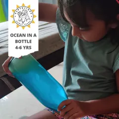 This mesmerizing "Ocean in a Bottle" is a classic STEAM activity. It's a simple and engaging way for children to observe scientific principles like liquid density while creating a calming sensory toy.