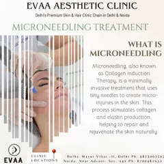 What is Microneedling? This educational graphic explains Collagen Induction Therapy, a minimally invasive treatment that uses tiny needles to stimulate natural skin repair and rejuvenation.