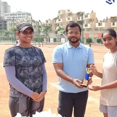 Celebrating our winning girls' team. Their hard work and perseverance paid off, and we are honored to have guided them on their journey to lifting the championship trophy.