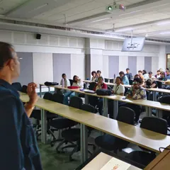 My goal is to share real world knowledge. In this guest lecture at IIIT Delhi, I am interacting with students, sharing stories and lessons from my decades of experience in media and animation. These sessions are not just about theory but about preparing them for a career in art.