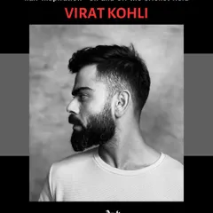 A tribute to the man who gave everyone major style inspiration, Virat Kohli. His iconic undercut with a sharp beard has set trends on and off the cricket field.