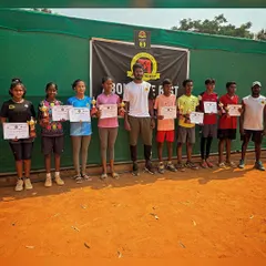The winners and finalists of our successfully concluded CS 7 U-14 ATB Open. We were thrilled to host over 130 entries from across India for a week of competitive tennis.