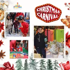 Our Christmas Carnival is a magical time at Wonderland. Here, children enjoyed playing in the artificial snow, a highlight that brought so much festive cheer.