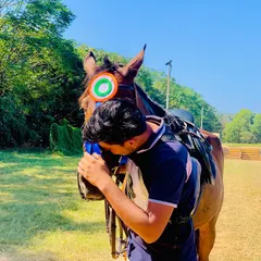 A proud moment with Sultana after she won multiple medals at the Junior National Equestrian Championship. I train my horses and riders for success, but the bond we share is the real prize.