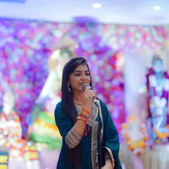 Performing for a showreel. The colorful background and professional setup are part of the grand events I perform at.