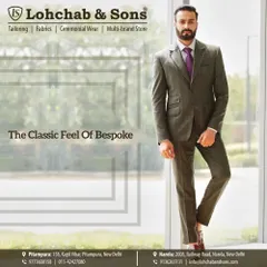 Experience the classic feel of a bespoke suit. This olive green checked suit demonstrates how a custom fit can provide both structure and comfort, creating a look that is sharp and distinguished.