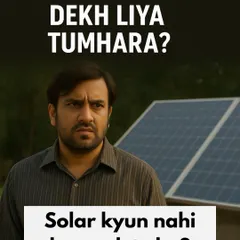 Don't let high electricity bills give you tension. This meme gets straight to the point: why not install solar and solve the problem for good?