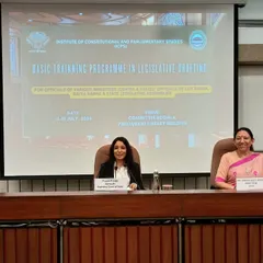 On the panel for a legislative drafting training program at the Parliament Library. Here, I focused on the new Penal Acts, Evidence Act, and Criminal Procedure Code for officials from across the country.