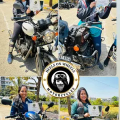 A collage of our proud graduates. Each woman here has completed the 2-day training, earned her certificate, and joined our growing sisterhood of empowered riders.