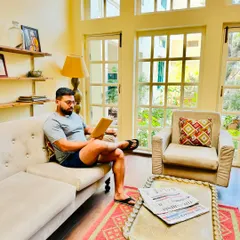 An advocate is always learning. Here I am, reading and preparing even while on a workation, because knowledge is the most powerful tool in the pursuit of justice.
