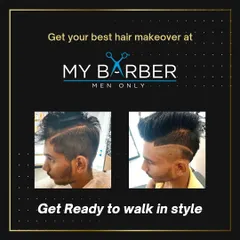 Ready to walk in style? This hair makeover features a creative design line and a high fade, showing how we can deliver both classic and edgy looks.