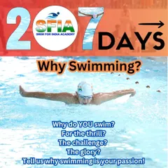 Just 207 days until the Delhi Open Talent Search. We're counting down the days and preparing our swimmers for a chance to showcase their talent.