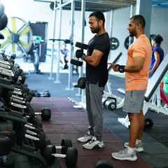 Feel the burn. That muscle soreness means you're challenging yourself and making progress. Our trainers are there to guide you through it.