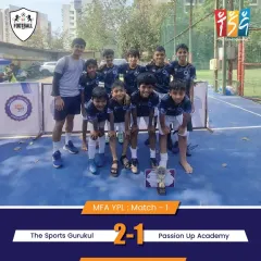 The team celebrates a hard fought 2-1 win in the MFA YPL. Moments like these build camaraderie and a winning spirit in our young athletes.