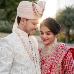 Bathed in the golden hour light, this is the kind of natural, romantic portrait I love to create. The soft sunlight adds a touch of magic to this intimate pre-ceremony moment.