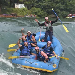 Feel the rush of adrenaline as your group navigates the rapids of the Kali river in Dandeli. I arrange complete adventure sports packages, including white-water rafting, ensuring a safe and thrilling experience for everyone.