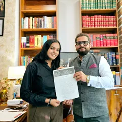 Congratulating Ms. Nandini from ICFAI Dehradun on successfully finishing her two-month internship at PG Law Office. I am committed to providing valuable learning opportunities for aspiring lawyers.