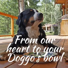 This is my philosophy. Everything I make is filled with love and care, sent directly from my heart to your doggo's bowl.