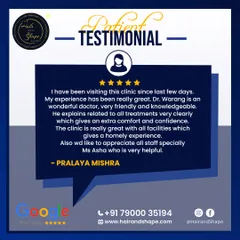Nothing is more important to us than a patient's comfort and confidence. We are proud when our patients, like Pralaya, feel that we provide clear explanations and a homely, comfortable experience. Our goal is to be your trusted partner in your aesthetic journey.