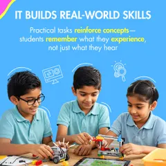 The skills learned here are directly applicable to the real world. Practical tasks reinforce abstract concepts, ensuring students remember what they experience, not just what they hear.