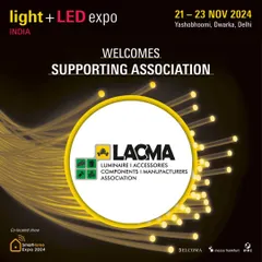 We are excited to have LACMA, the luminaire accessories and components manufacturers association, on board for our upcoming edition.