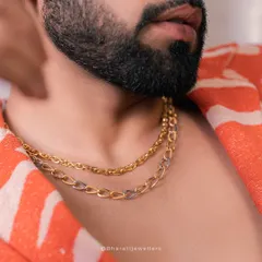 We present our collection for the modern man. These layered gold chains from our Noya line are crafted to add a layer of sophistication and confident style, blurring the lines between classic and contemporary.