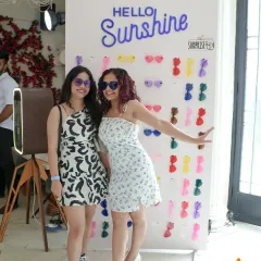 We believe events should be interactive and fun. For a creators brunch, we designed this custom "Hello Sunshine" sunglass wall, which not only served as a cool photo-op but also a station for guests to pick up a fun accessory for the day.