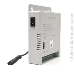 Another view of the CP Plus 8-channel power supply, showing the power input connection. A stable power source ensures your CCTV system runs 24/7 without interruption.