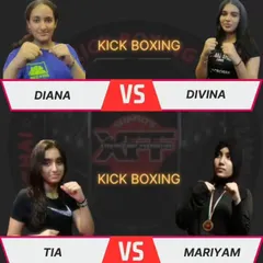 The female fighters on our Kick Boxing fight card. I am proud to train strong and skilled women who are ready to compete.