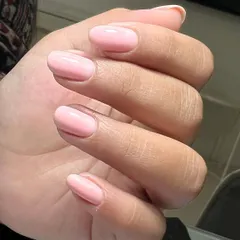 Another view of the classic Russian manicure. This technique allows the gel polish to be applied very close to the cuticle line, which gives a cleaner appearance and allows the manicure to look fresh for longer as it grows out.