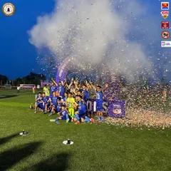 Pure celebration. The Delhi U20 State Team, featuring many of our Sudevans, celebrates their back-to-back national championship win with confetti and cheers.