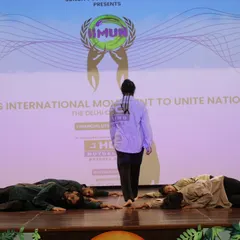 A quiet, poignant moment from our contemporary piece "UnMuted." This scene represents a call to awaken from mindlessness and step into our purpose, a core theme in my work.