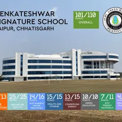 The IGBC Platinum certification for the Venkateshwar Signature School is a key achievement. I managed the project to meet stringent criteria for sustainability, including perfect scores for indoor air quality and health, creating a superior learning environment.